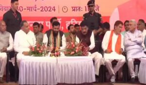 Chief Minister Nayab Saini reached Hansi: मुख्यमंत्री बनने के बाद पहली यात्रा, चुनावी रैली को संबोधित करेंगे