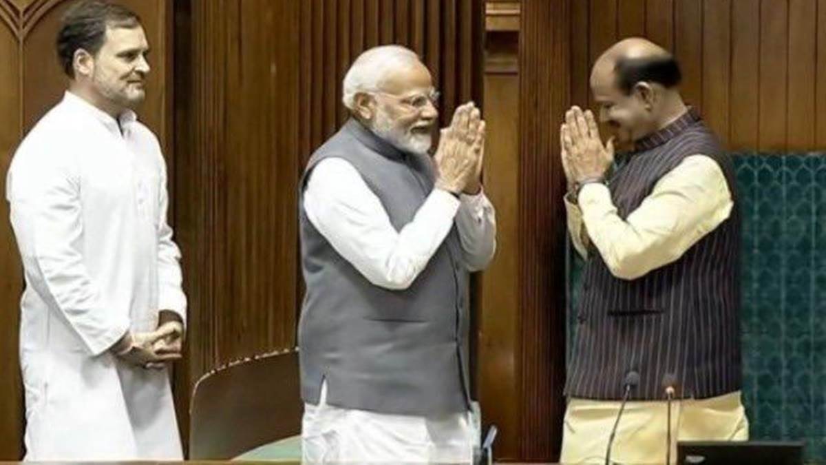 Read more about the article ओम बिरला दूसरी बार लोकसभा स्पीकर चुने गए: मोदी-राहुल चेयर तक ले गए