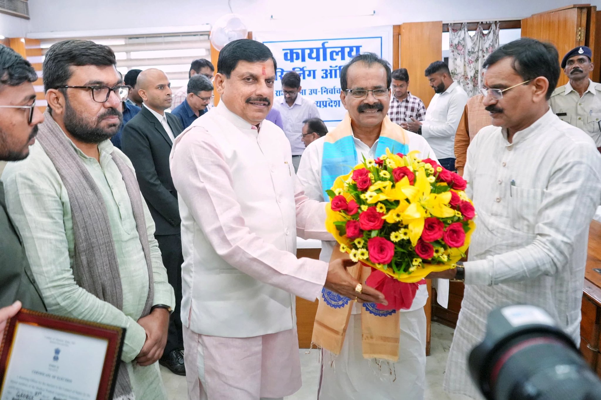 You are currently viewing MP राज्यसभा सीट के लिए निर्विरोध चुने गए जॉर्ज कुरियन, CM यादव ने दी बधाई ; सिंधिया के इस्तीफे के बाद से ही खाली थी सीट