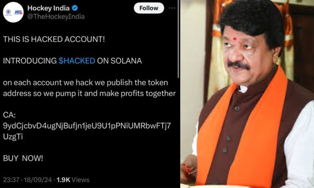 You are currently viewing कैबिनेट मंत्री कैलाश विजयवर्गीय हुए साइबर हैकिंग के शिकार: हैकर्स ने किया मंत्री का X अकाउंट हुआ हैक,क्रिप्टोकरेंसी का करने लगे प्रमोशन