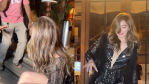 Read more about the article ग्लैमर, स्टाइल और एक अनहोनी – कंगना शर्मा का हाई हील्स में बैलेंस बिगड़ा, कैमरों के सामने गिर पड़ीं; यूजर्स ने लिए मजे, बोले – “हील्स भी पहनूंगी और मचक-मचक के भी चलूंगी!”