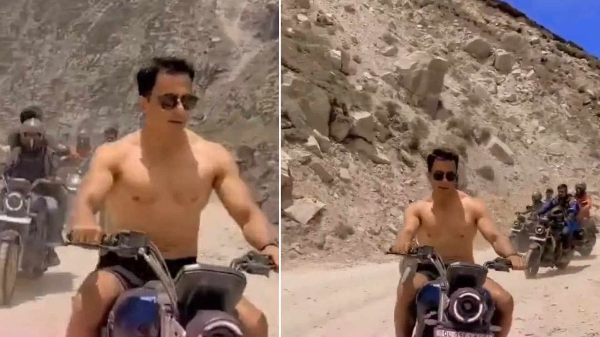 Read more about the article बाइक पर शर्टलेस घूमते सोनू सूद का वीडियो वायरल, हिमाचल पुलिस ने शुरू की जांच; ट्रैफिक नियमों के उल्लंघन पर हो सकती है कानूनी कार्रवाई