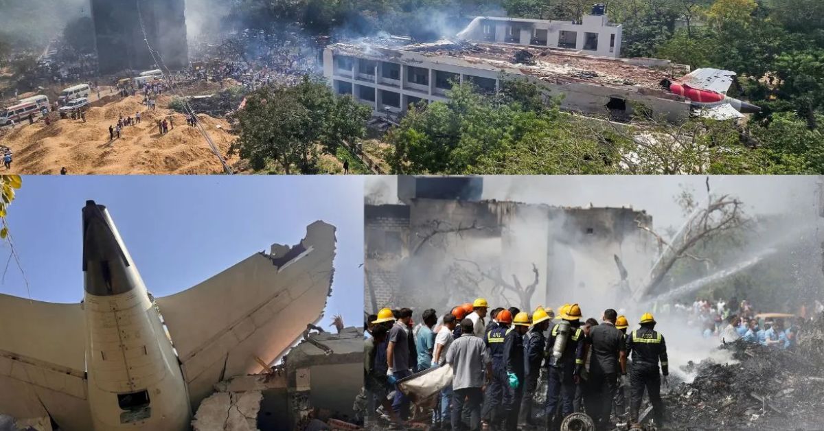 Read more about the article अहमदाबाद प्लेन क्रैश : 265 शव बरामद, गुजरात के पूर्व मुख्यमंत्री विजय रूपाणी भी मृतकों में शामिल; PM मोदी ने कहा – तबाही का मंजर बेहद दुखद!