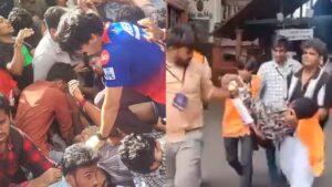 Read more about the article RCB की जीत का जश्न बना मातम: बेंगलुरु स्टेडियम के बाहर मची भगदड़ में 11 की मौत, 33 घायल; हाईकोर्ट ने लिया संज्ञान, दोपहर 2:30 बजे मामले की सुनवाई तय!