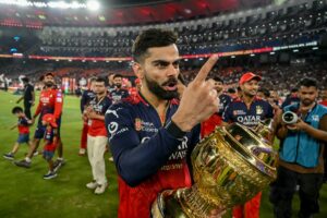 Read more about the article RCB पर टूटा कानून का शिकंजा: 11 मौतों की जिम्मेदार बताई गई विराट कोहली की टीम – सरकारी जांच रिपोर्ट में बड़ा खुलासा!