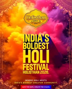 Read more about the article होली का सबसे बड़ा और धमाकेदार आयोजन – होलीस्थान 4.0