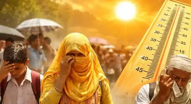 You are currently viewing MP में गर्मी का कहर: 20 जिलों में लू का अलर्ट, नर्मदापुरम में पारा 43°C पार; कई शहरों में 40–42°C के बीच तापमान