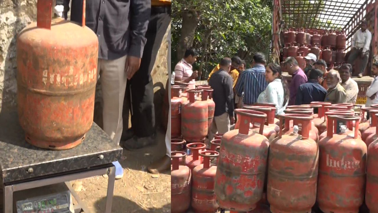 Read more about the article Bhopal में गैस की कालाबाजारी, छापेमारी में 40 से ज्यादा सिलेंडरों में वजन कम निकला, कई के टूटे थे सील