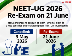 Read more about the article NEET री-एग्जाम के दबाव में बढ़ी चिंता, 2 दिन में 4 छात्रों की मौत; अभ्यर्थियों में बढ़ा तनाव